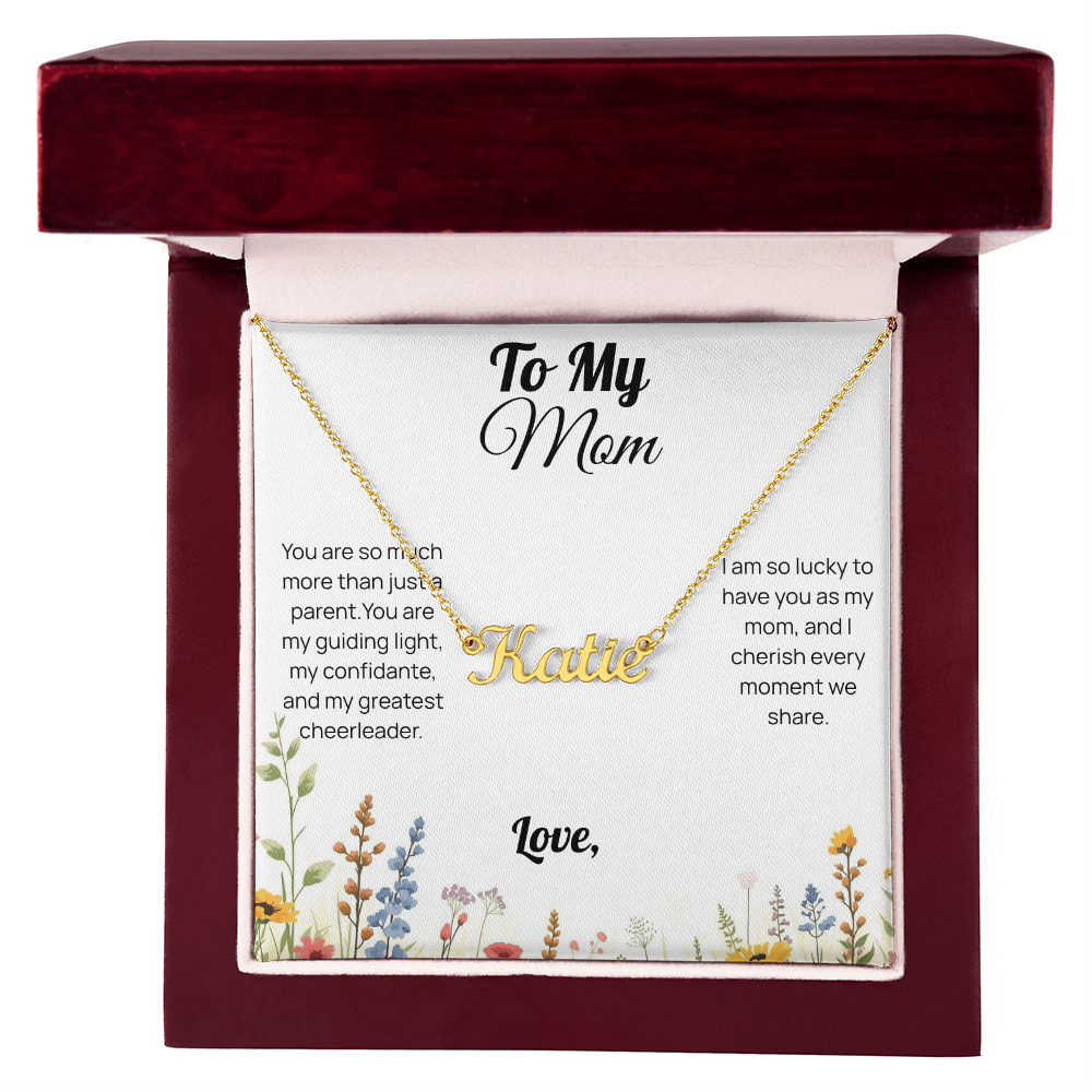 Mother's Day custom name necklace