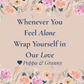 Customized Flower Love Wrapped Woven Blanket (landscape)
