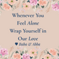 Customized Flower Love Wrapped Woven Blanket (landscape)