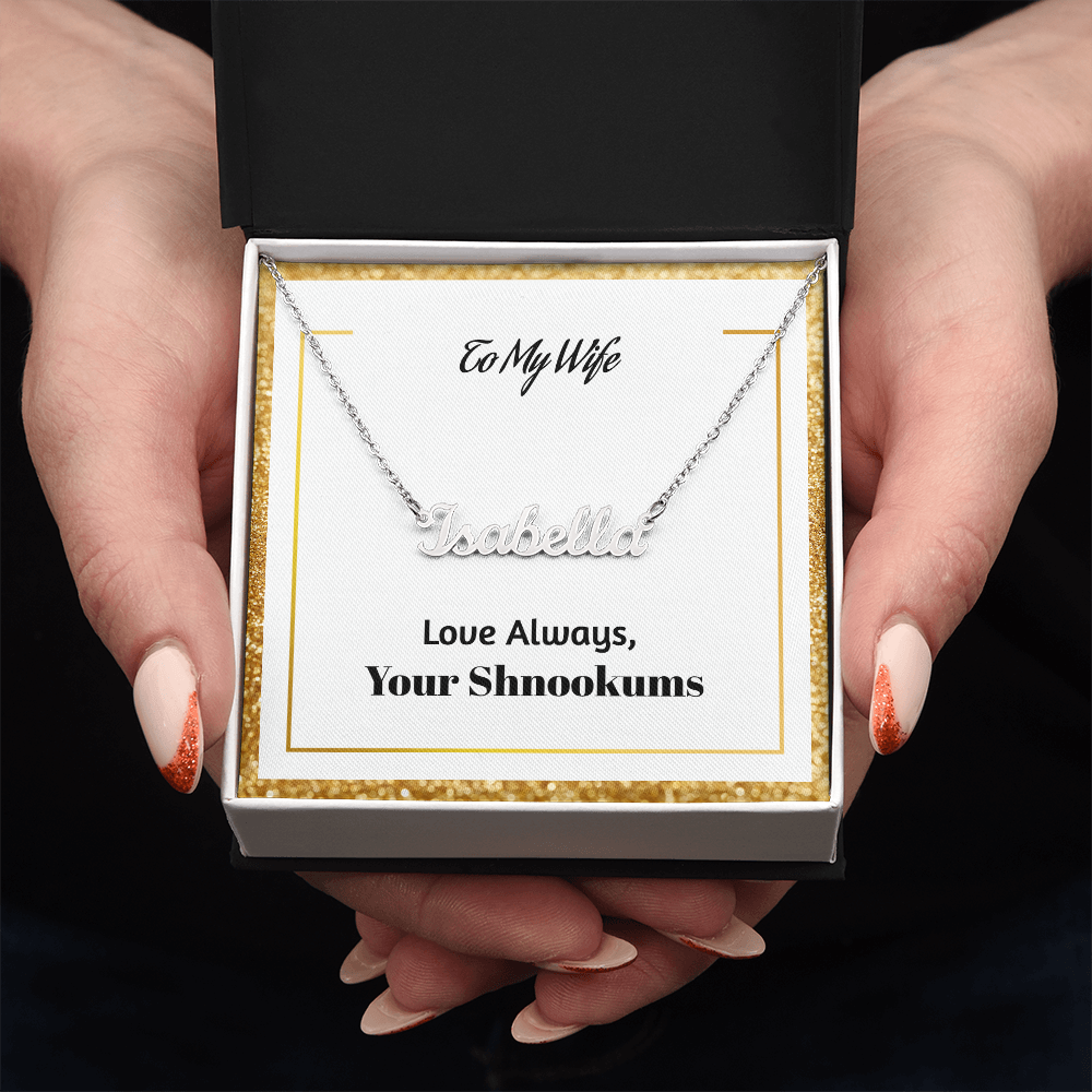 Name necklace test 2