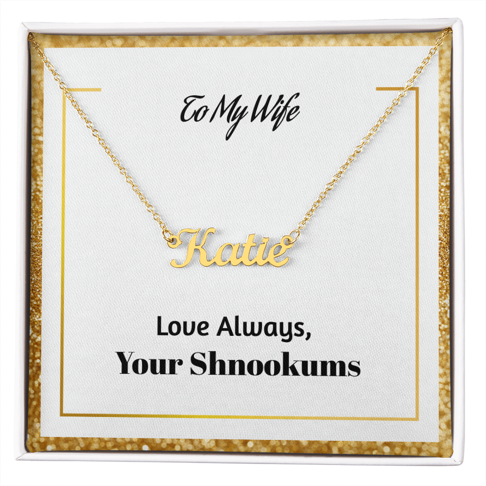 Name necklace test 2