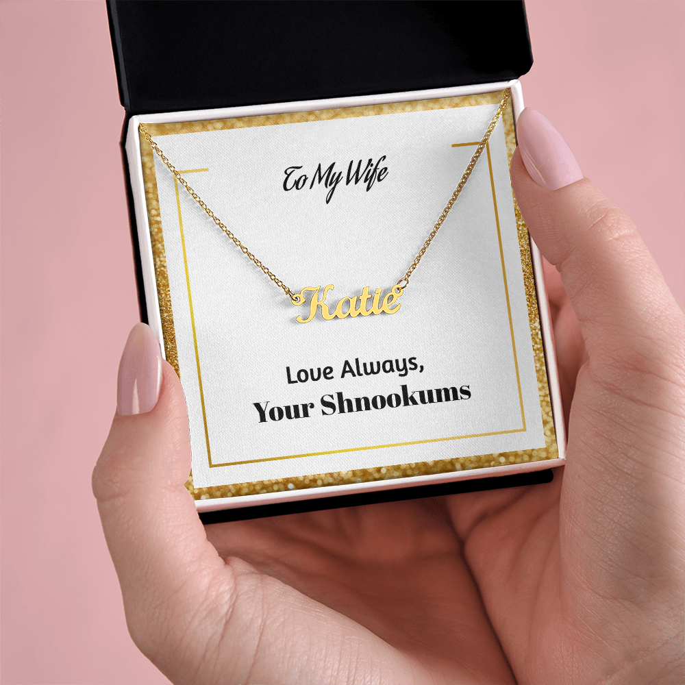 Name necklace test 2