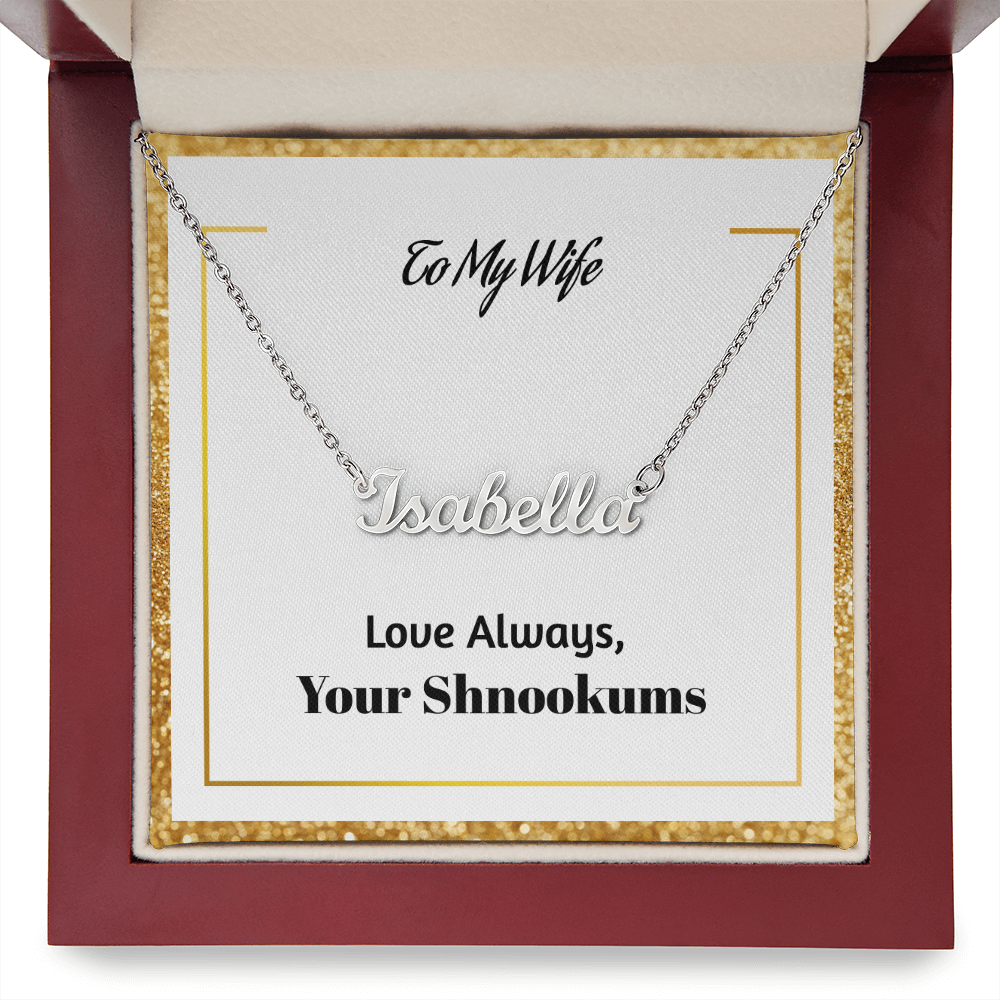 Name necklace test 2