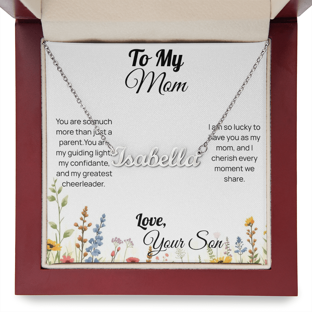 Mother's Day custom name necklace