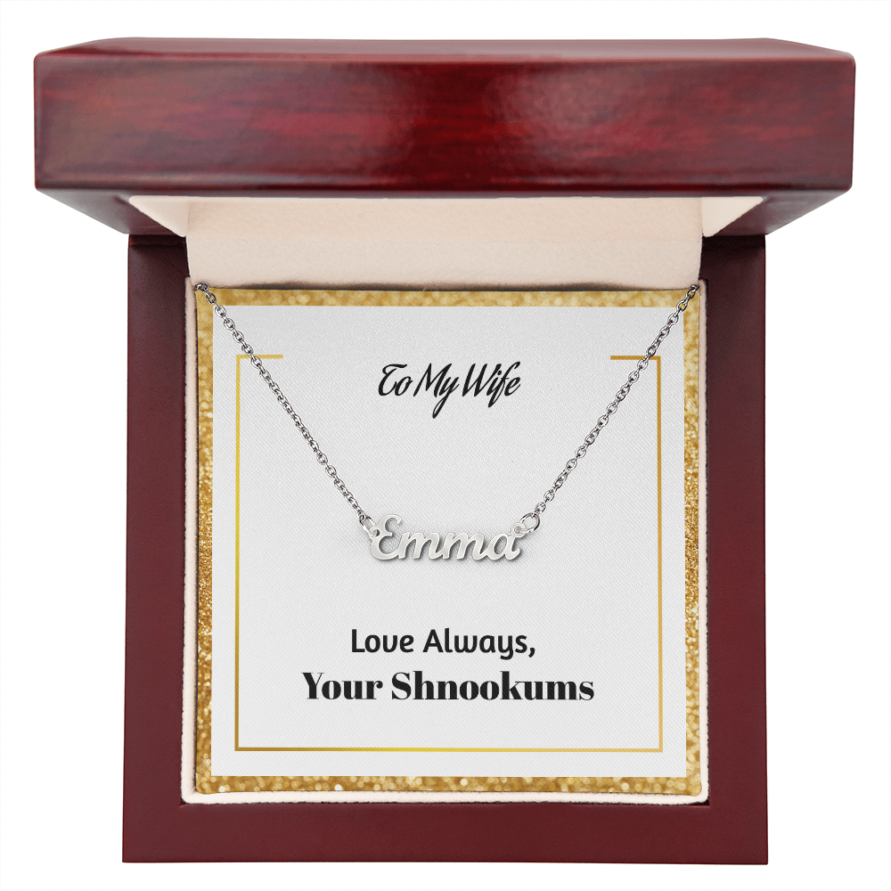 Name necklace test 2