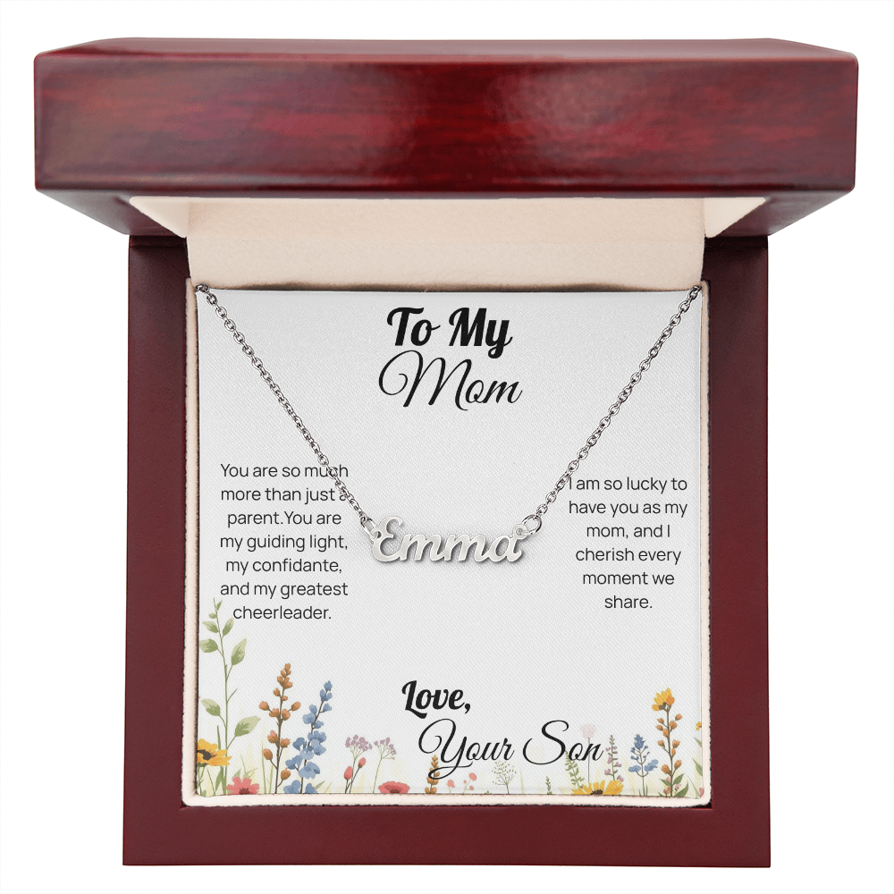 Mother's Day custom name necklace