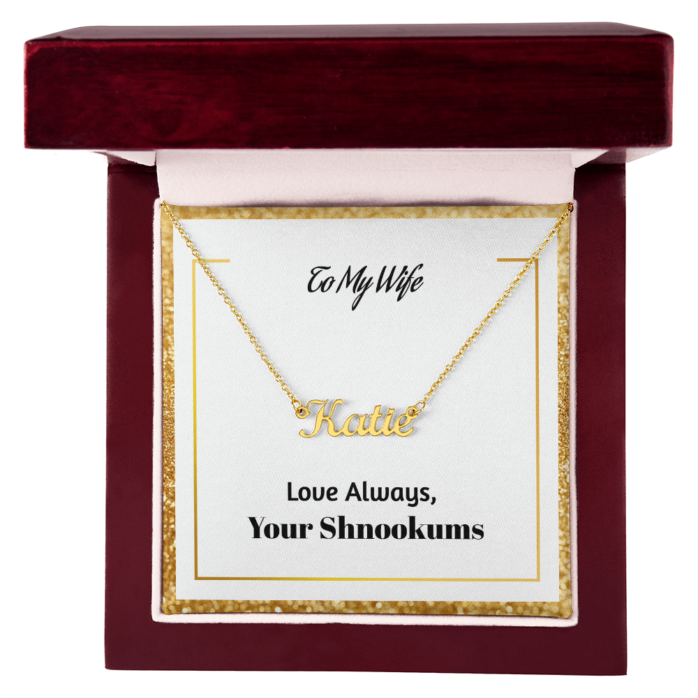 Name necklace test 2
