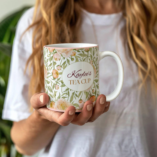 Customized Rose Mug
